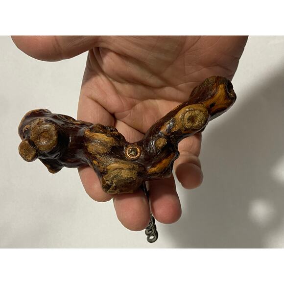 Rustic Driftwood Handle Corkscrew – Unique Handmade Bar Tool - Picture 4 of 7